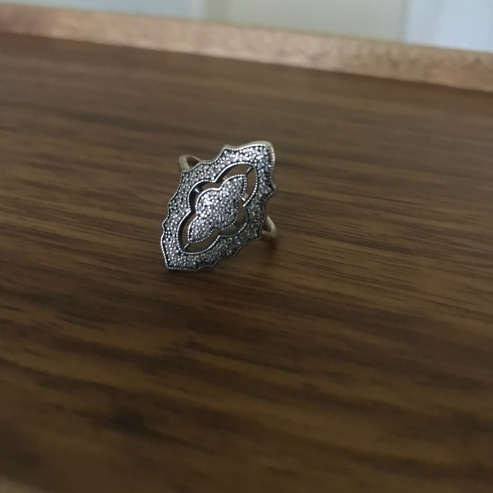 Pandora sterling silver & CZ ring, size 6.5